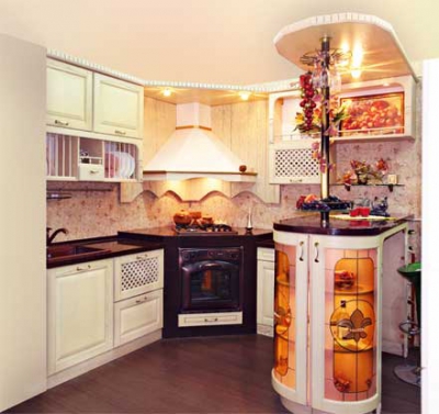 Кухня из массива ясеня