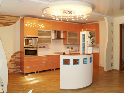 Кухня с фасадами мдф